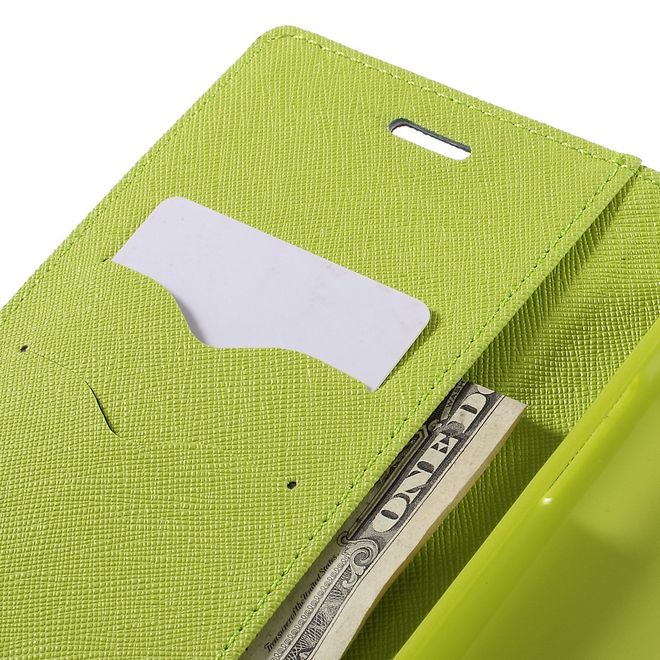 Goospery - LG G5 Hülle - Handy Bookcover - Fancy Diary Series - navy/lime