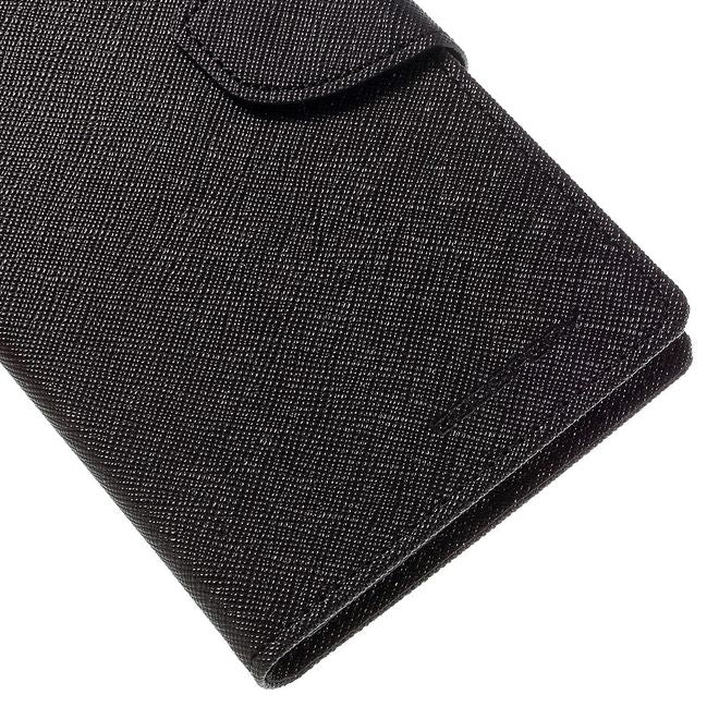 Goospery - LG G5 Hülle - Handy Bookcover - Fancy Diary Series - schwarz