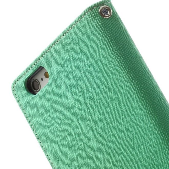 Goospery - Samsung Galaxy Note 5 Hülle - Handy Bookcover - Fancy Diary Series - mint/navy