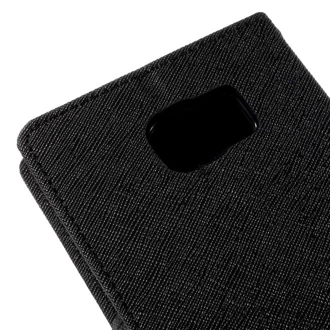 Goospery - Samsung Galaxy Note 5 Hülle - Handy Bookcover - Fancy Diary Series - schwarz