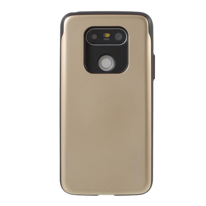 Goospery - Hülle für LG G5 - Cover aus elastischem Gummi - i Jelly Series - gold