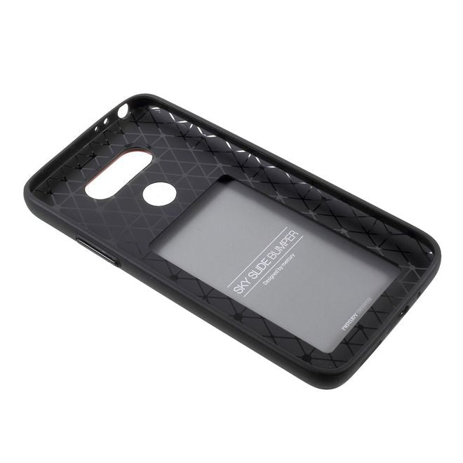 Goospery - Hülle für LG G5 - Cover aus elastischem Gummi - i Jelly Series - rot