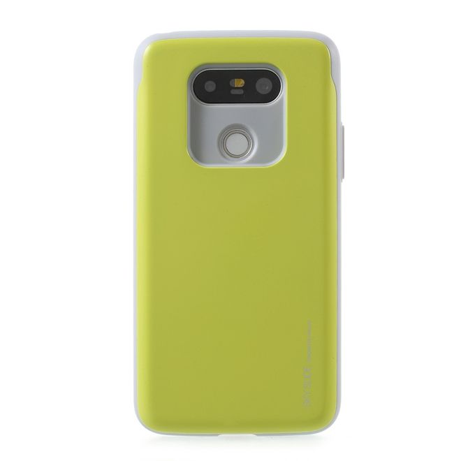 Goospery - Hülle für LG G5 - Cover aus elastischem Gummi - i Jelly Series - grün