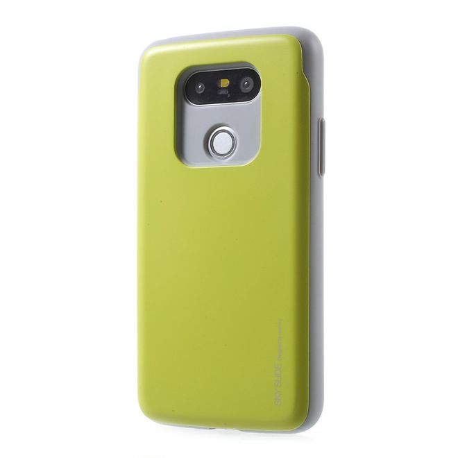Goospery - Hülle für LG G5 - Cover aus elastischem Gummi - i Jelly Series - grün