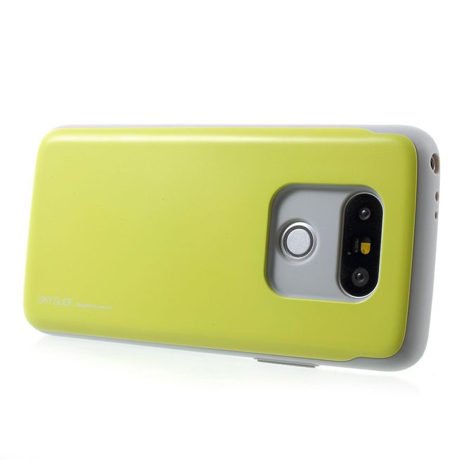 Goospery - Hülle für LG G5 - Cover aus elastischem Gummi - i Jelly Series - grün