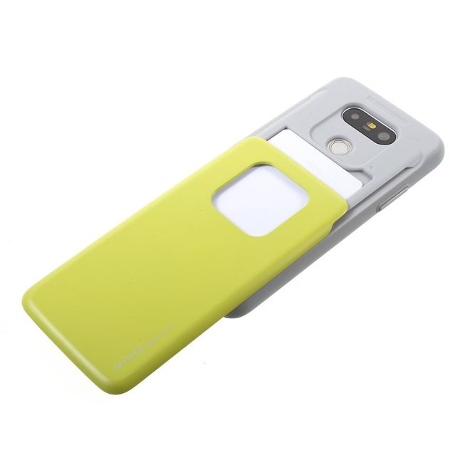 Goospery - Hülle für LG G5 - Cover aus elastischem Gummi - i Jelly Series - grün