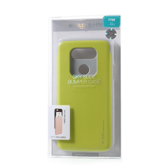 Goospery - Hülle für LG G5 - Cover aus elastischem Gummi - i Jelly Series - grün