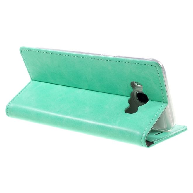 Goospery - Samsung Galaxy J5 (2016) Hülle - Handy Bookcover - Bluemoon Flip Series - mint