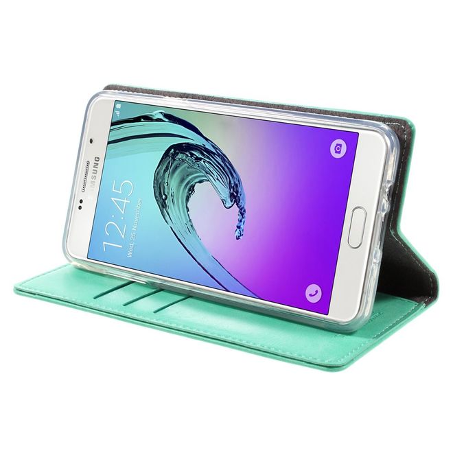 Goospery - Samsung Galaxy J7 (2016) Hülle - Handy Bookcover - Bluemoon Flip Series - mint