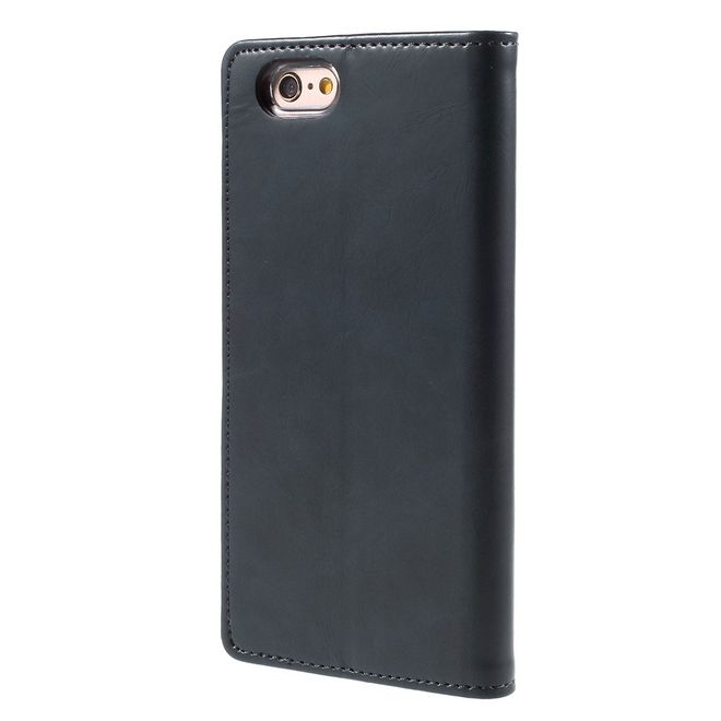 Goospery - iPhone 6S/6 Hülle - Handy Bookcover - Bluemoon Flip Series - navy