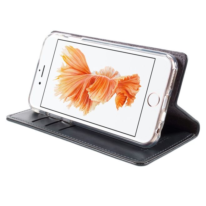 Goospery - iPhone 6S/6 Hülle - Handy Bookcover - Bluemoon Flip Series - navy