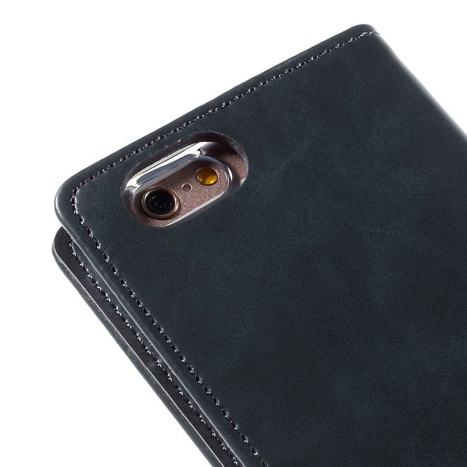 Goospery - iPhone 6S/6 Hülle - Handy Bookcover - Bluemoon Flip Series - navy