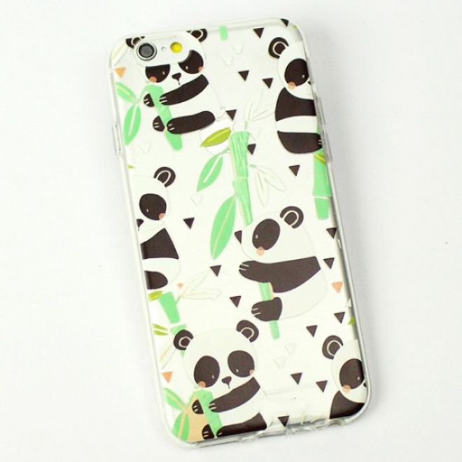 iPhone 6 Plus/6S Plus Phone Case - TPU Soft Case - Panda Bear