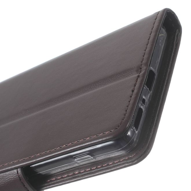 Goospery - Handyhülle für Sony Xperia XA - Case aus Leder - Bravo Diary Series - braun