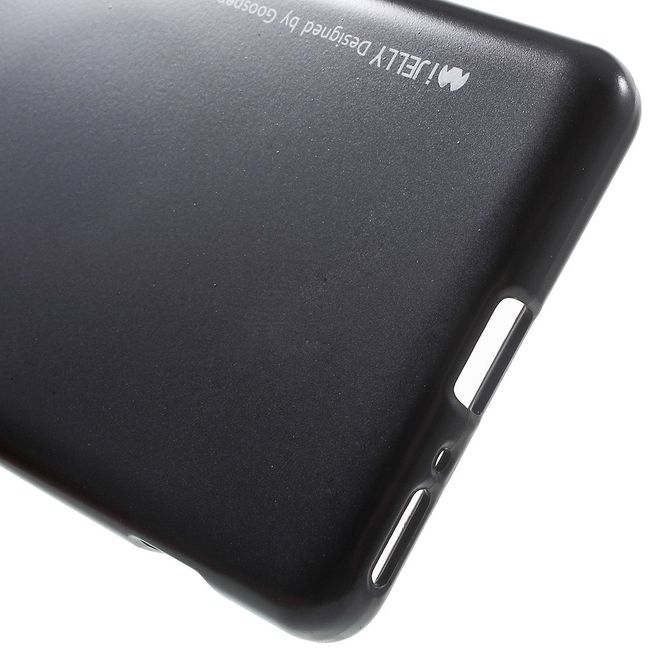 Goospery - Hülle für Sony Xperia XA - Cover aus elastischem Gummi - i Jelly Series - schwarz