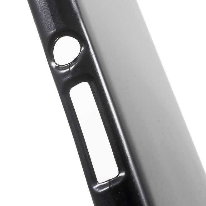 Goospery - Hülle für Sony Xperia XA - Cover aus elastischem Gummi - i Jelly Series - schwarz