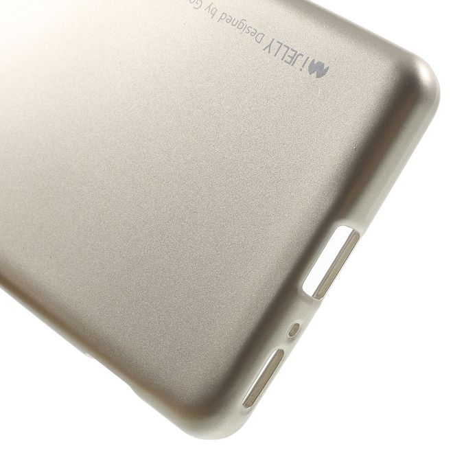 Goospery - Hülle für Sony Xperia XA - Cover aus elastischem Gummi - i Jelly Series - gold