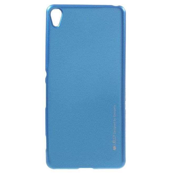 Goospery - Hülle für Sony Xperia XA - Cover aus elastischem Gummi - i Jelly Series - blau