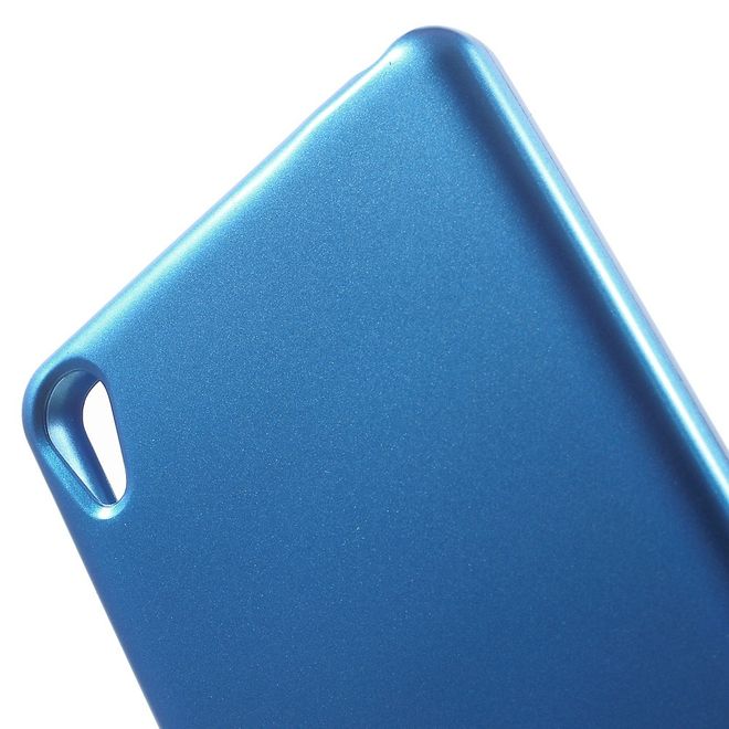 Goospery - Hülle für Sony Xperia XA - Cover aus elastischem Gummi - i Jelly Series - blau