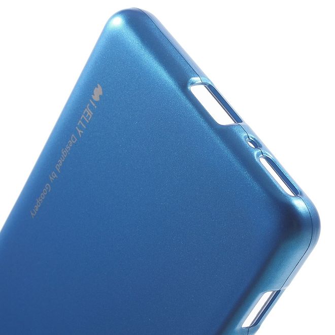 Goospery - Hülle für Sony Xperia XA - Cover aus elastischem Gummi - i Jelly Series - blau