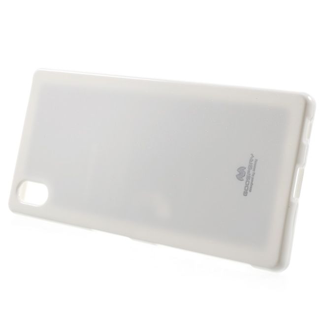 Goospery - Sony Xperia Z5/Z5 Dual Handy Hülle - TPU Soft Case - Pearl Jelly Series - weiss