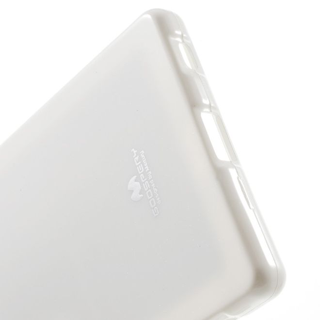 Goospery - Sony Xperia Z5/Z5 Dual Handy Hülle - TPU Soft Case - Pearl Jelly Series - weiss