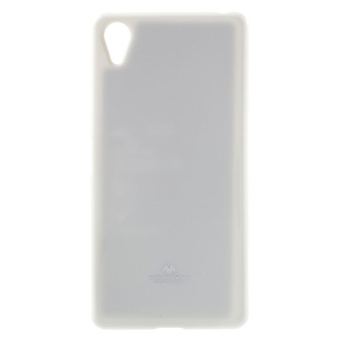 Goospery - Sony Xperia X Performance Handy Hülle - TPU Soft Case - Pearl Jelly Series - weiss