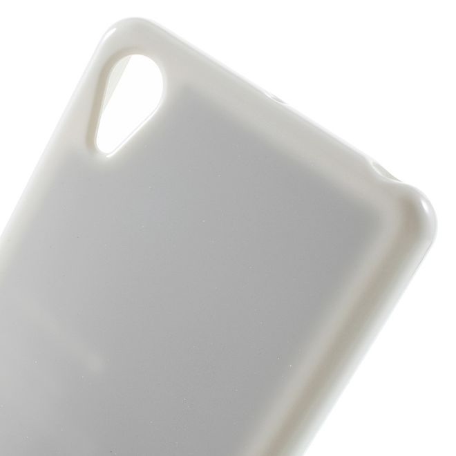 Goospery - Sony Xperia X Performance Handy Hülle - TPU Soft Case - Pearl Jelly Series - weiss