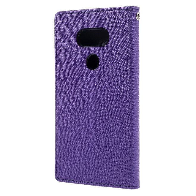 Goospery - LG G5 Hülle - Handy Bookcover - Fancy Diary Series - purpur/navy