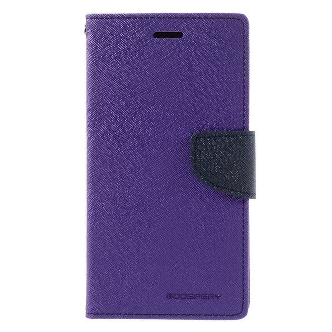 Goospery - LG G5 Hülle - Handy Bookcover - Fancy Diary Series - purpur/navy