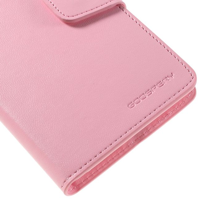 Goospery - LG G5 Handyhülle - Case aus Leder - Sonata Diary Series - pink