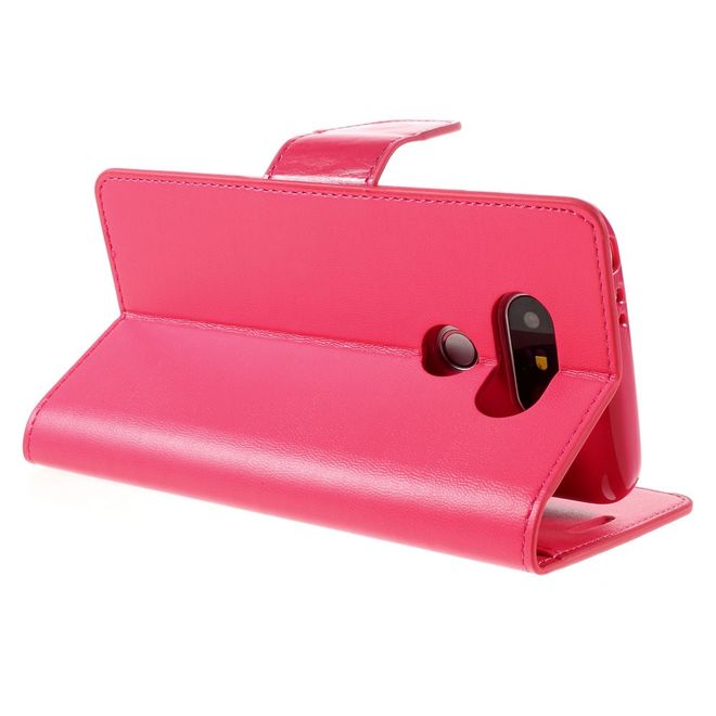 Goospery - LG G5 Handyhülle - Case aus Leder - Sonata Diary Series - rosa