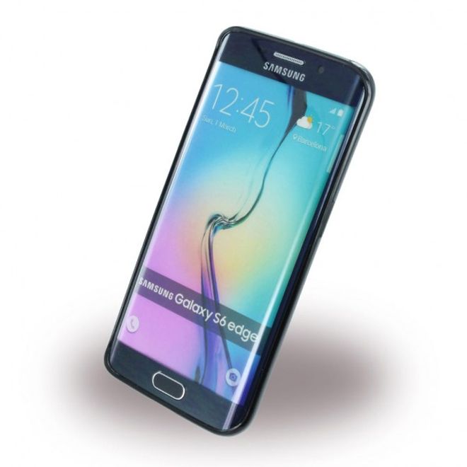 Galaxy S6 Edge Guess-G Cube Elastische Plastik Case Hülle - schwarz
