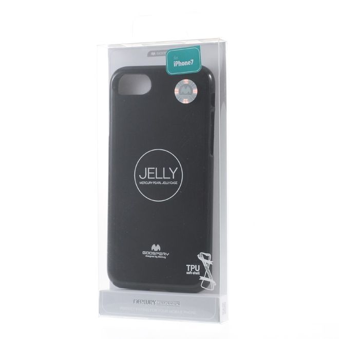 Goospery - Hülle für Huawei Honor 8 - TPU Soft Case - Pearl Jelly Series - schwarz