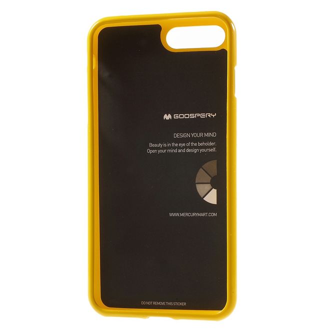 Goospery - Hülle für Huawei Honor 8 - TPU Soft Case - Pearl Jelly Series - gelb