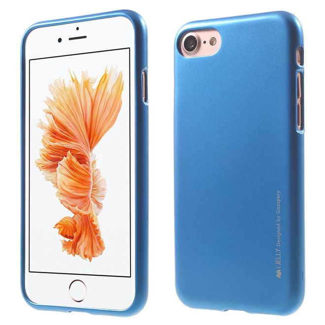 Goospery - Hülle für Huawei Mate 9 - TPU Soft Case - i Jelly Metal Series - blau