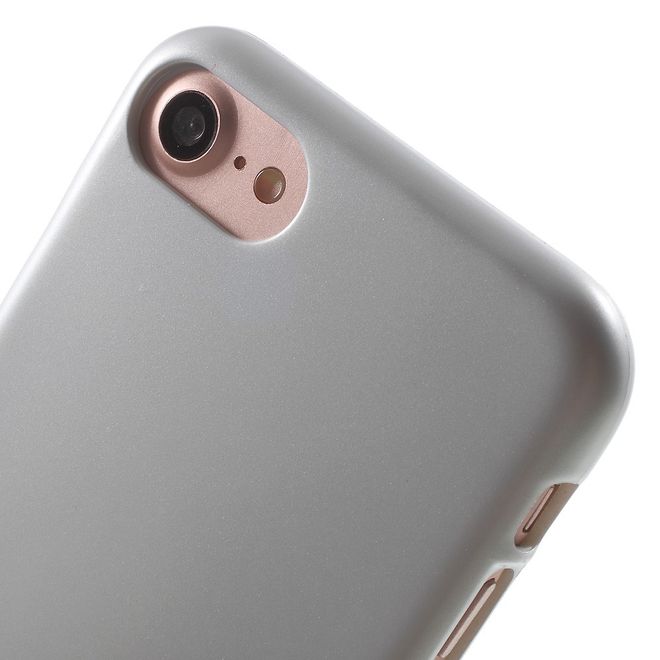 Goospery - Hülle für Huawei Mate 9 - TPU Soft Case - i Jelly Metal Series - silber