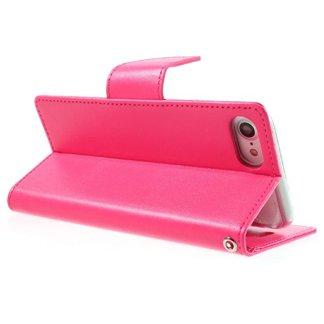 Goospery - Hülle für Huawei P8 Lite - Cover aus Leder - Bravo Diary Series - rosa