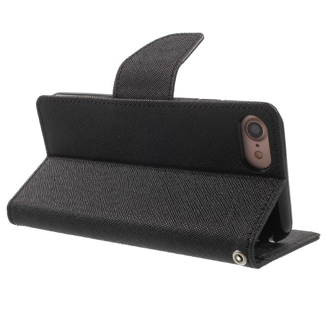 Goospery - Huawei P9 Hülle - Handy Bookcover - Fancy Diary Series - schwarz