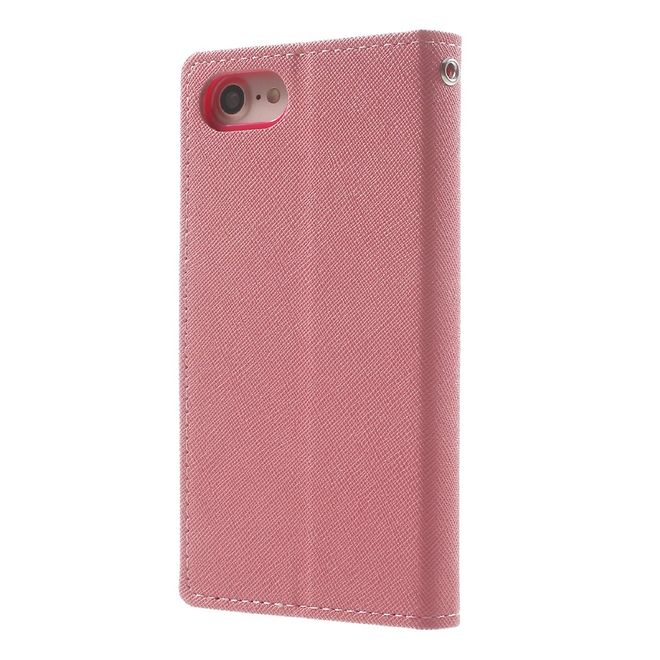 Goospery - Huawei P9 Hülle - Handy Bookcover - Fancy Diary Series - rosa/pink