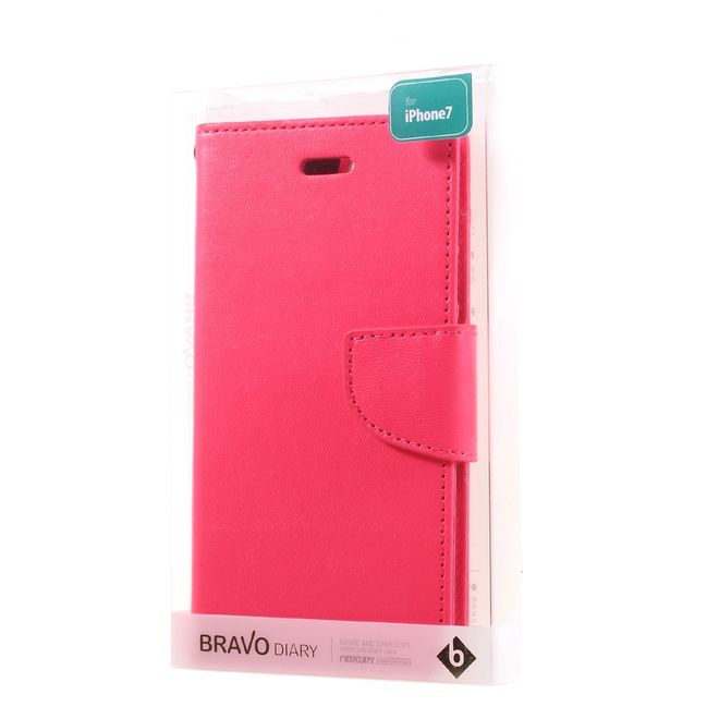 Goospery - Hülle für Huawei P9 Plus - Cover aus Leder - Bravo Diary Series - rosa