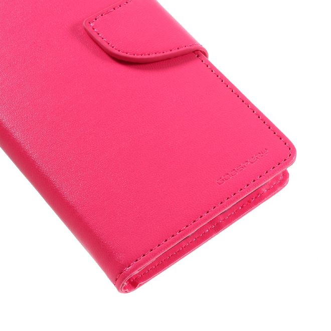 Goospery - Hülle für Huawei P9 Plus - Cover aus Leder - Bravo Diary Series - rosa