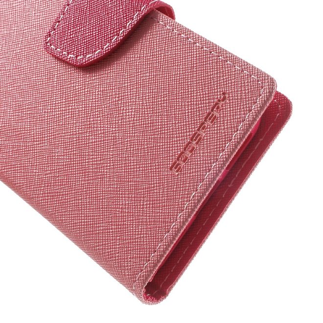 Goospery - Huawei P9 Plus Hülle - Handy Bookcover - Fancy Diary Series - rosa/pink