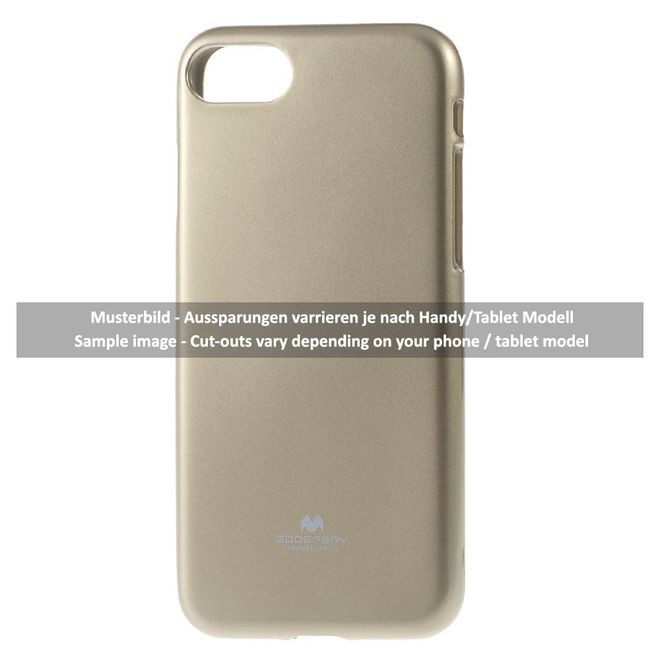Goospery - Hülle für iPhone 6/6S - TPU Soft Case - Pearl Jelly Series - gold