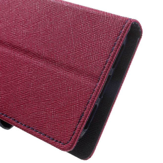 Goospery - Samsung Galaxy A5 (2017) Hülle - Handy Bookcover - Fancy Diary Series - pink/navy