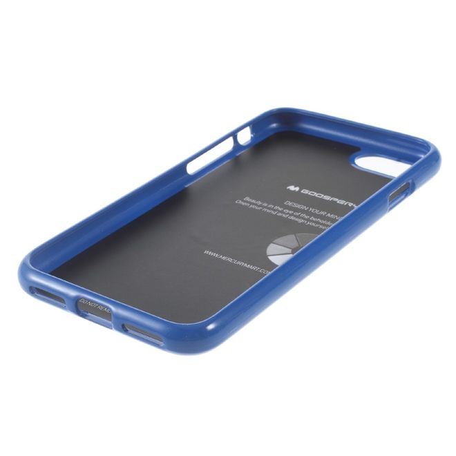 Goospery - Hülle für Samsung Galaxy S6 - TPU Soft Case - Pearl Jelly Series - blau