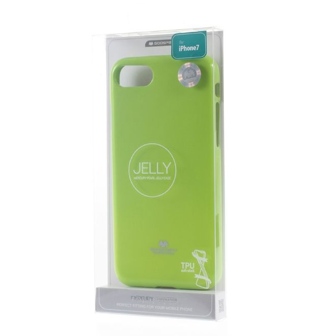 Goospery - Hülle für Samsung Galaxy S6 - TPU Soft Case - Pearl Jelly Series - hellgrün