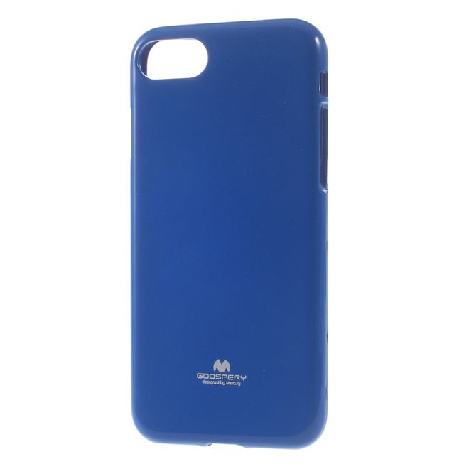 Goospery - Hülle für Samsung Galaxy S7 - TPU Soft Case - Pearl Jelly Series - blau