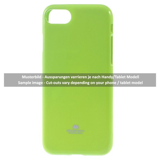 Goospery - Hülle für Samsung Galaxy S7 Edge - TPU Soft Case - Pearl Jelly Series - hellgrün