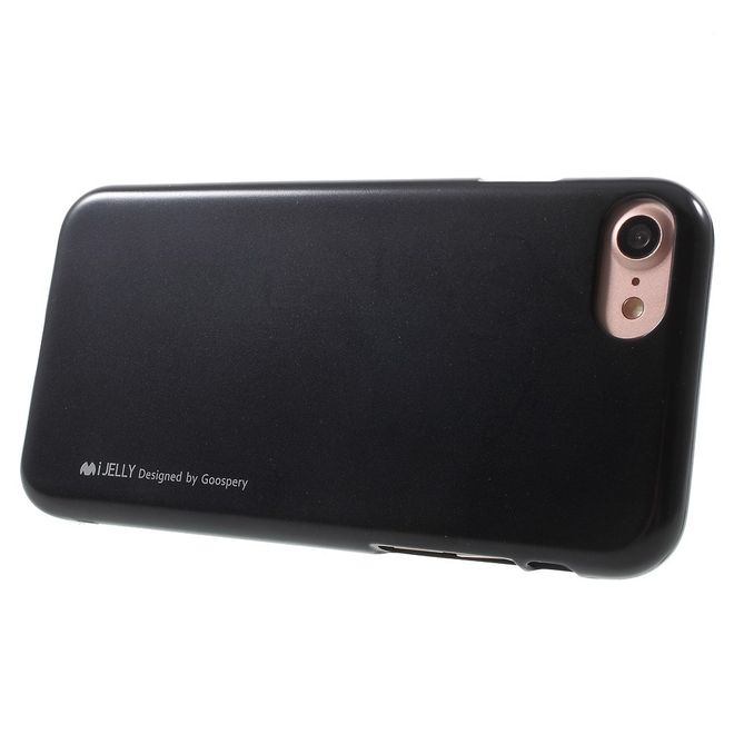 Goospery - Hülle für Samsung Galaxy S8 - TPU Soft Case - i Jelly Metal Series - dunkelblau